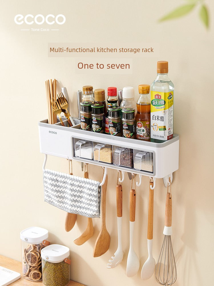 Kitchen Spice Box Seasoning Jar Suit For Home Salt and Sugar Seasoning Seasoning Storage Bottle Combination Supplies Supplies Small Supplies