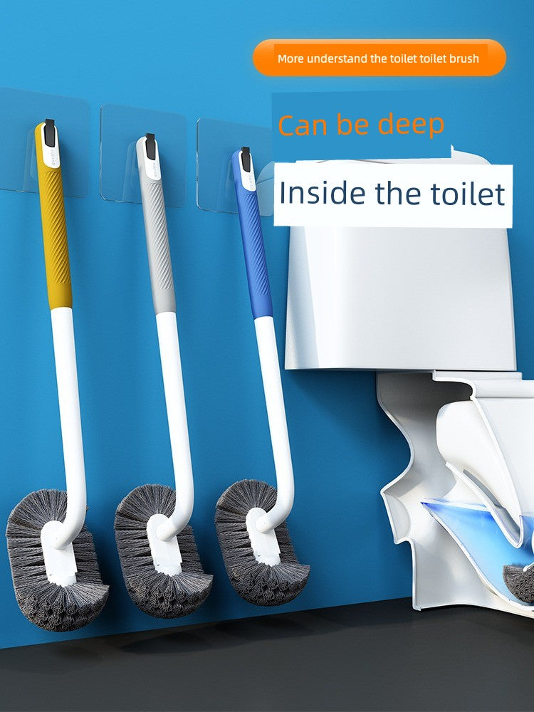 Jujiajia Toilet Brush Home Ladle Bathroom Cleaning No Dead Angle Soft Brush Wall Hanging Toilet Cleaning Brush Toilet Brush